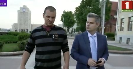 Białoruska propaganda wykorzystuje Polaka. "Poszkodowany przez wartości wolnej Europy"