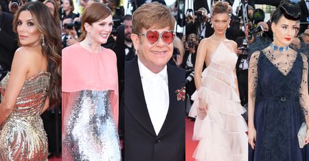 Cannes 2019. Gwiazdy na premierze "Rocketmana": Elton John, Eva Longoria, Julianne Moore, Bella Hadid (ZDJĘCIA)