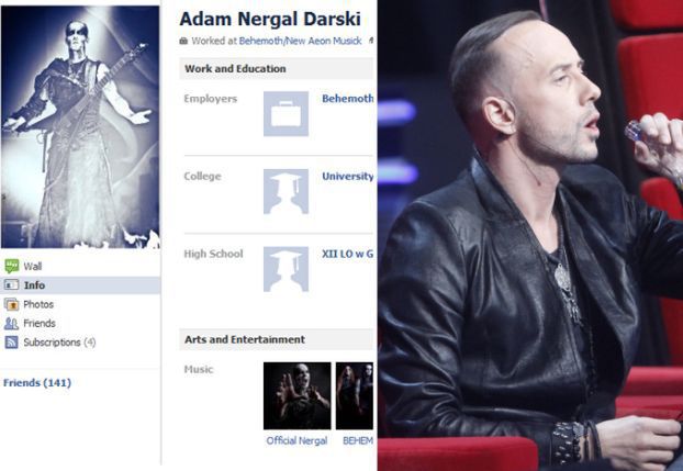 Nergal też usuwa profil z Facebooka!