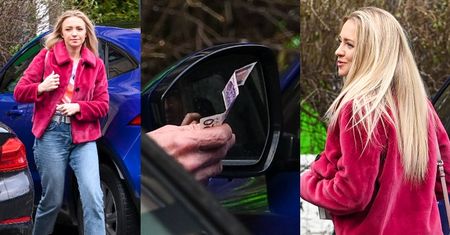 Hojna Barbara Kurdej-Szatan WSPOMAGA potrzebującego, dając mu 20 ZŁOTYCH na parkingu (ZDJĘCIA)
