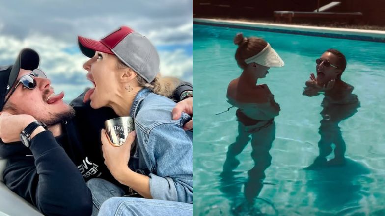 Blanka Lipińska topless przy dziecku