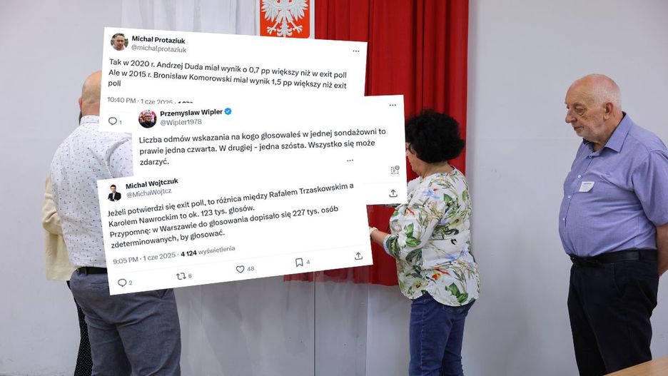 Różnice w wyniku kandydatów