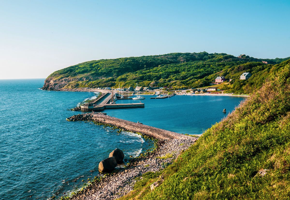 Bornholm słynie ze słonecznej pogody i pięknych widoków 