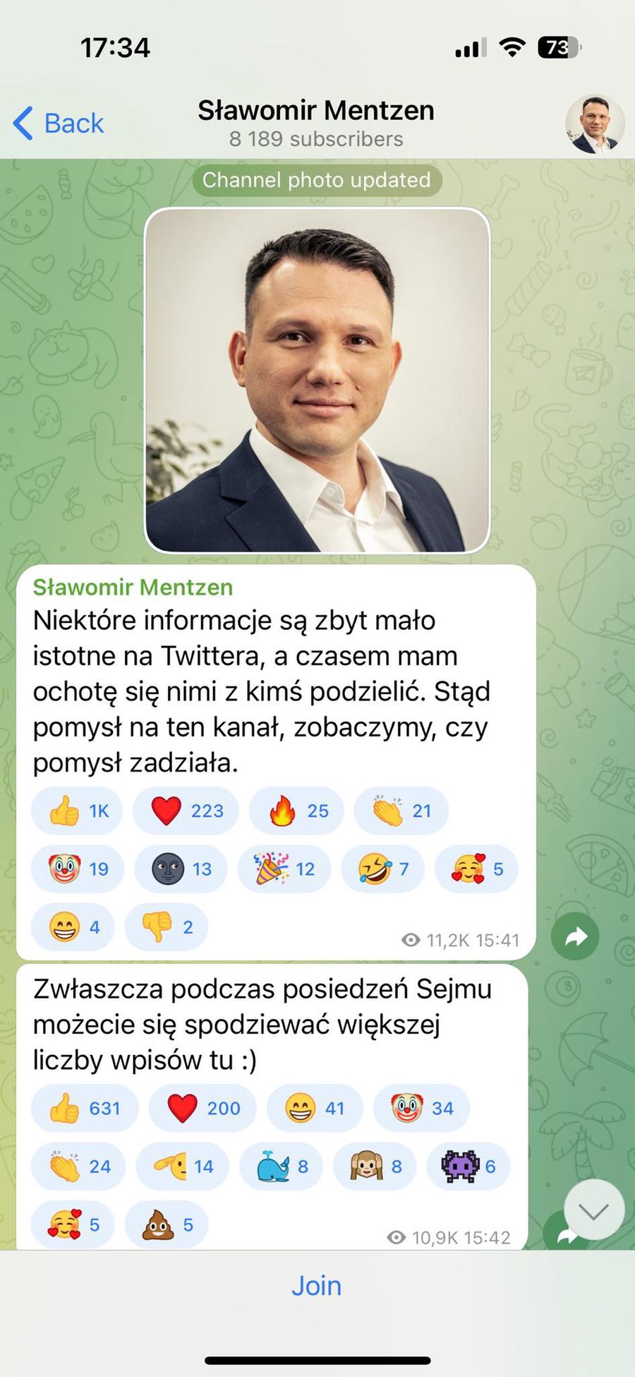 Sławomir Mentzen założył Telegram