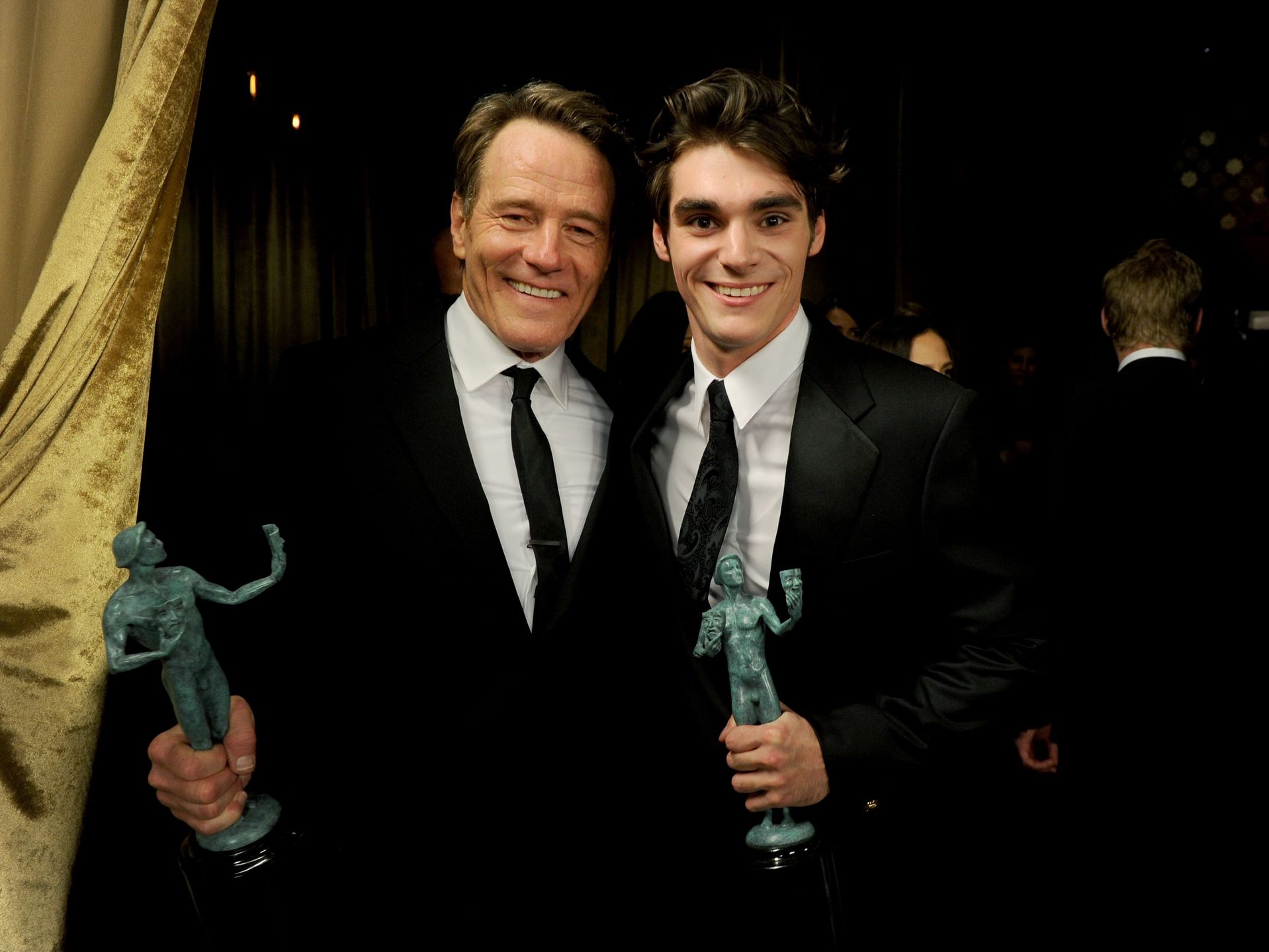  Bryan Cranston i RJ Mitte 