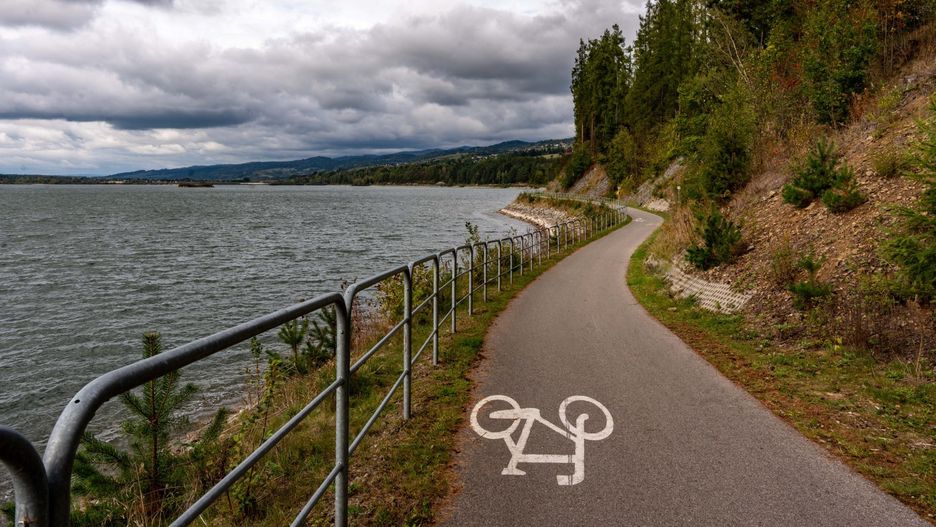 Jesienna trasa rowerowa Velo Czorsztyn zachwyca