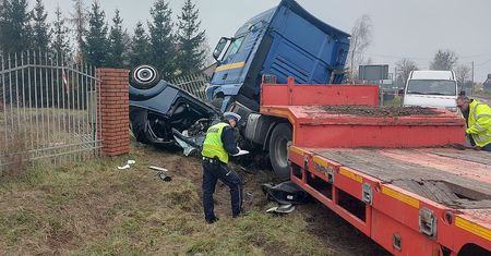 Tragiczny wypadek w Borku. 37-latek zginął na miejscu
