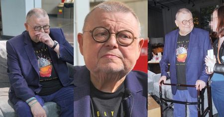 Dawno niewidziany Wojciech Mann pojawił się na premierze nowej biografii Kory. Przy chodzeniu wspierał się balkonikiem (ZDJĘCIA)
