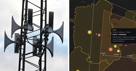 18 powiatów na wschodzie Polski. Wiemy, gdzie nocą zawyły syreny