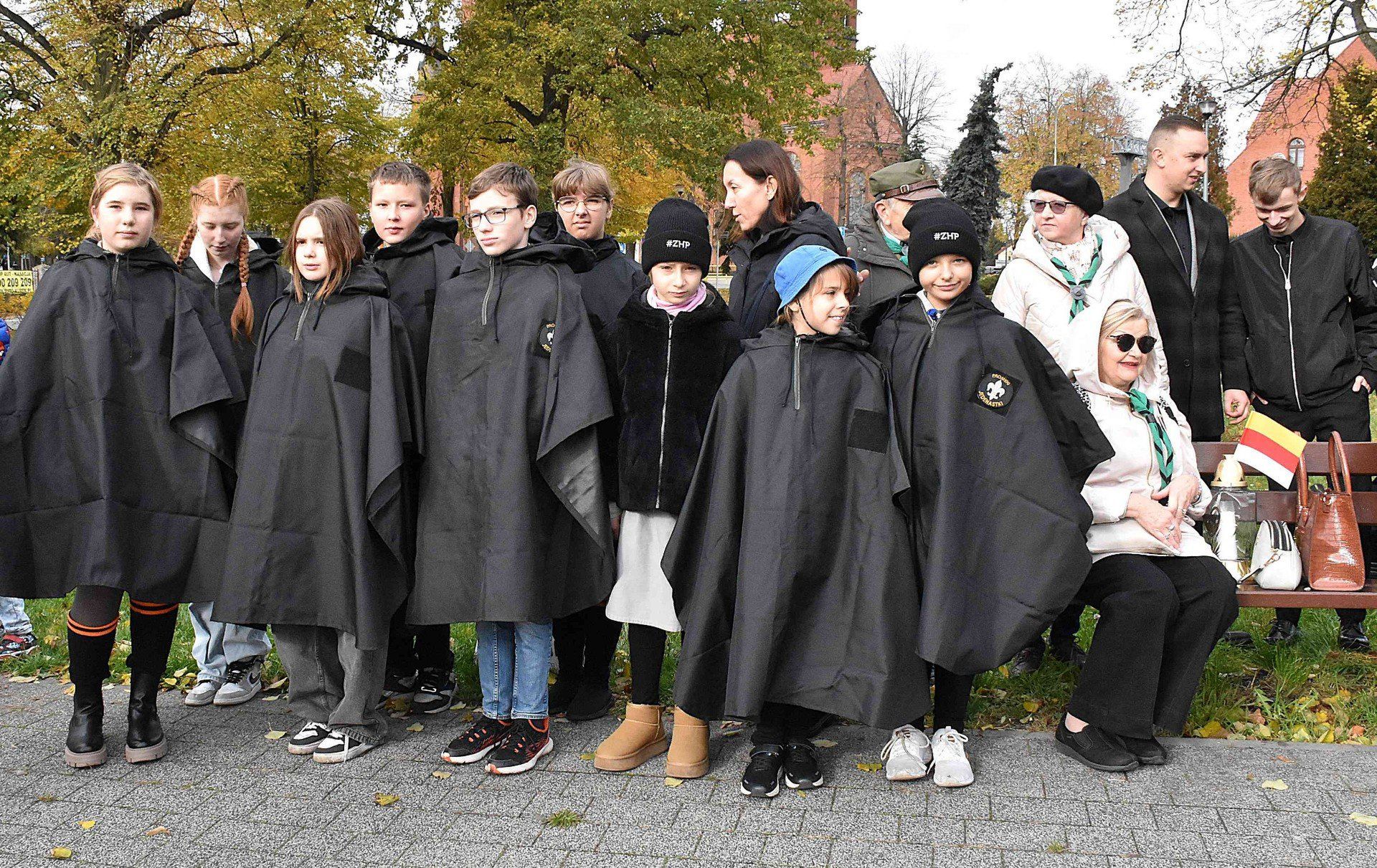 Harcerskie Drzewa Pamięci na Skwerze Sybiraków w Inowrocławiu