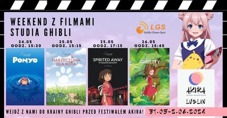 Weekend z filmami Studia Ghibli w Kinie Bajka