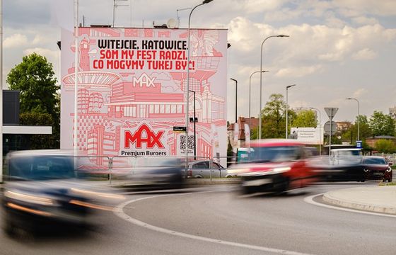 MAX Premium Burgers odsłania antysmogowy mural w Katowicach