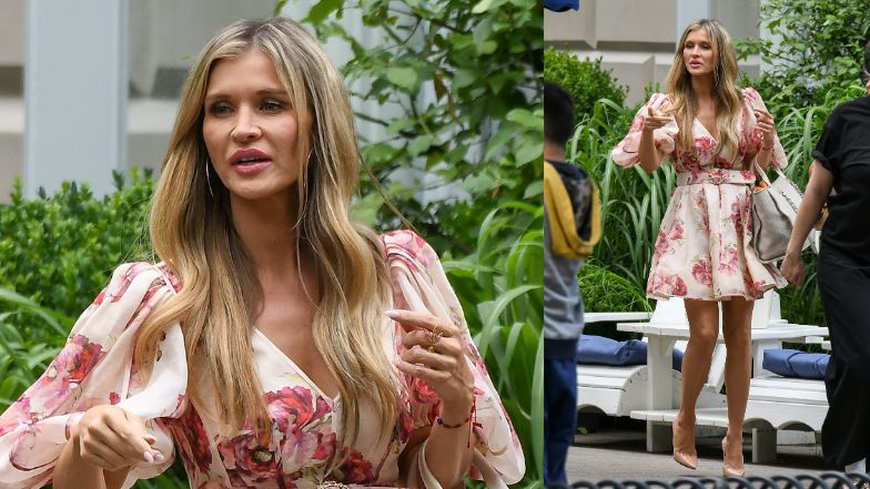 Joanna Krupa na lunchu w modnej restauracji