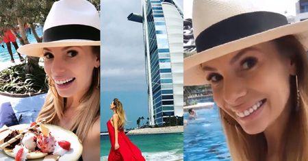 Ciężarna Janachowska chwali się pobytem w Dubaju: "Mam kilka dni odpoczynku"