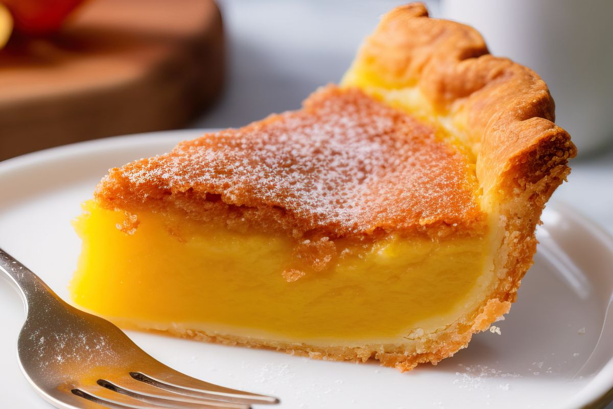 Vinegra pie, czyli ciasto octowe to słynny amerykański deser 
