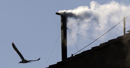 Przysiadła na dachu Kaplicy Sykstyńskiej. Wtedy pojawił się biały dym