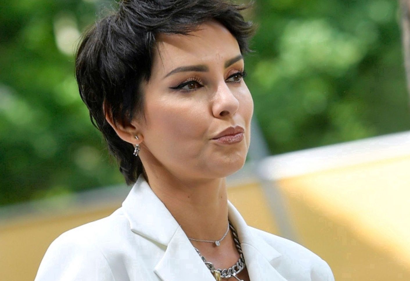 Dorota Gardias wybrała modną sukienkę