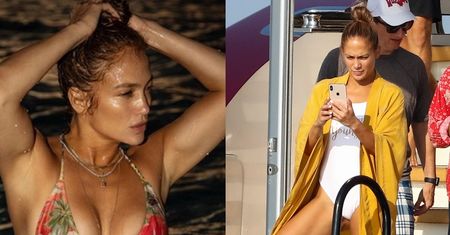 51-letnia Jennifer Lopez pozuje w bikini (FOTO)