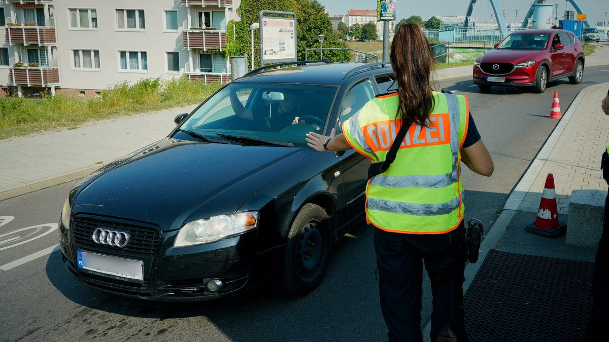 Kontrola na niemiecko-polskiej granicy, Frankfurt nad Odrą, wrzesień 2024 roku