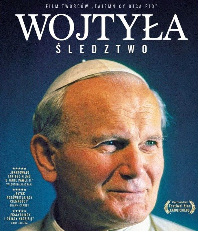 Plakat filmu "Wojtyła. Śledztwo"