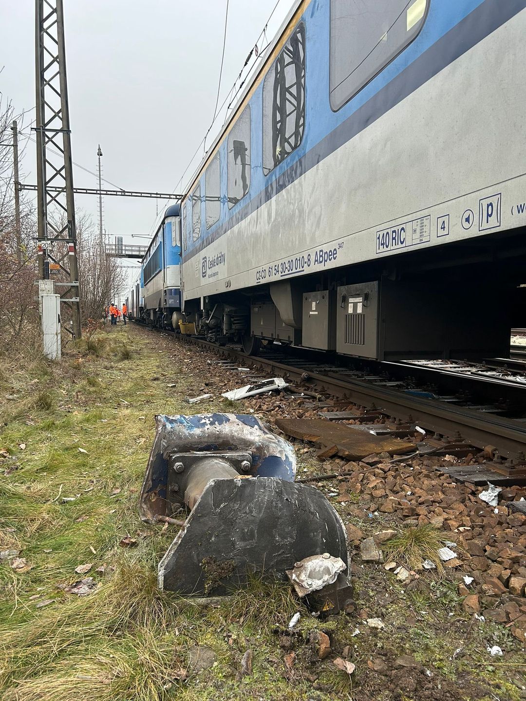 Zderzenie pociągów na czeskiej trasie kolejowej