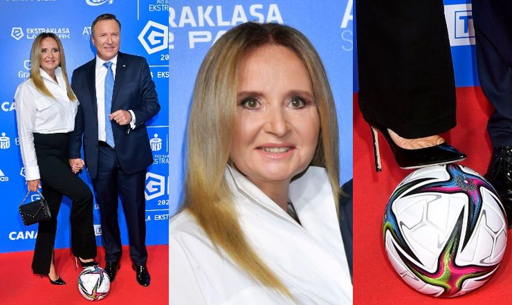 Joanna Kurska bryluje na bankiecie w koszuli od... Małgorzaty Rozenek