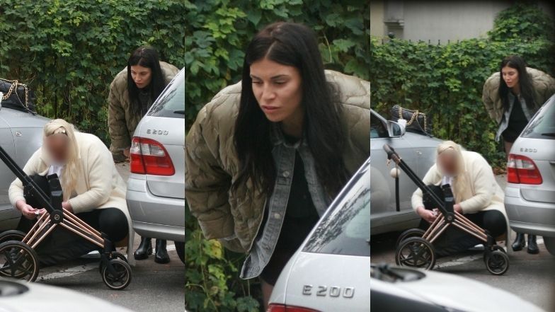 Magdalena Stępień spaceruje z przyjaciółką