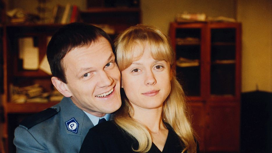 Aleksandra Woźniak i Cezary Pazura