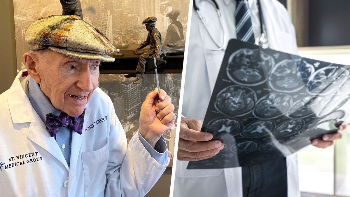 "Trzymam się trzech codziennych rytuałów, aby poprawić zdrowie mojego mózgu" - mówi 101-letni dr Howard Tucker, najstarszy praktykujący lekarz świata