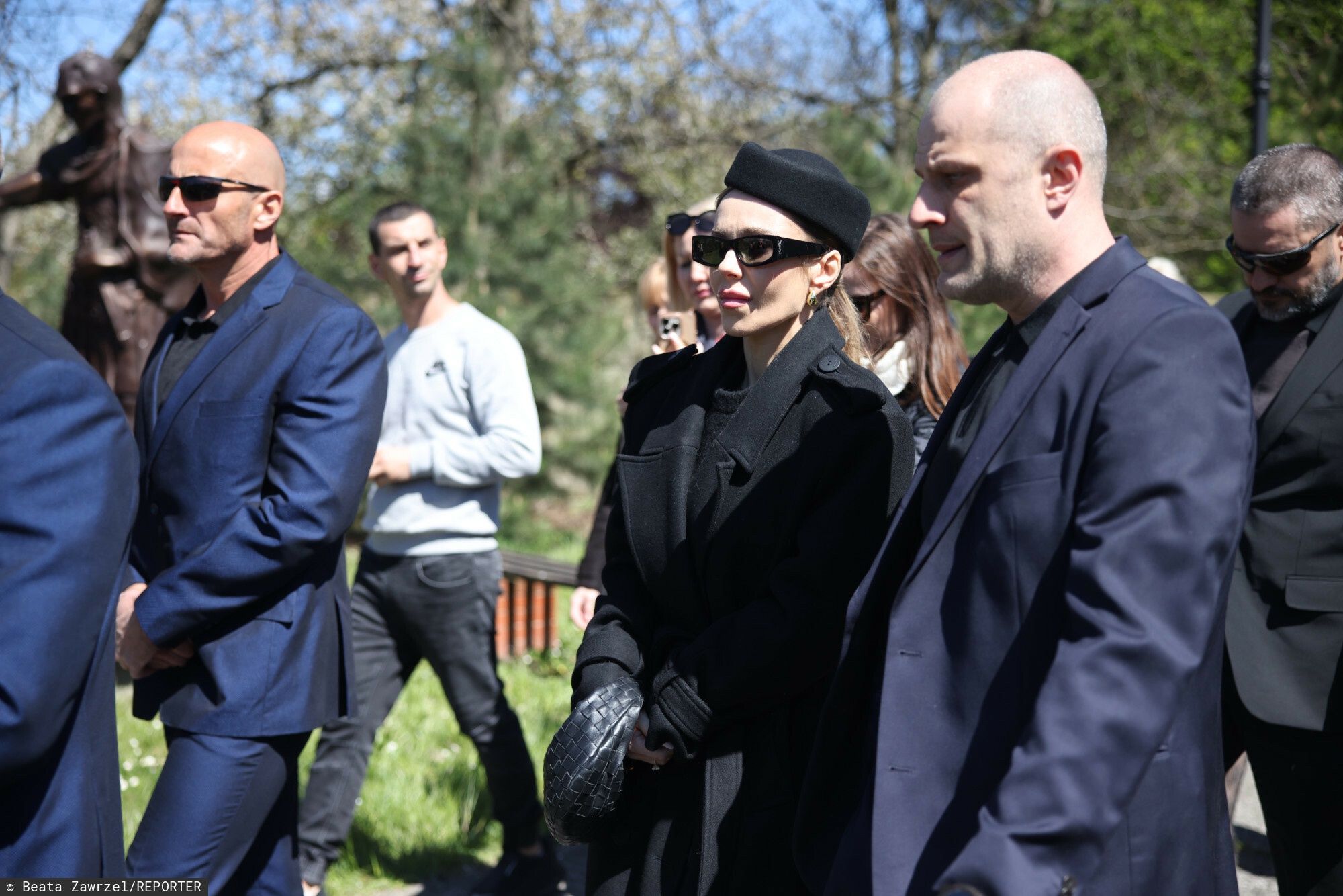 Doda na pogrzebie Łukasza Litewki