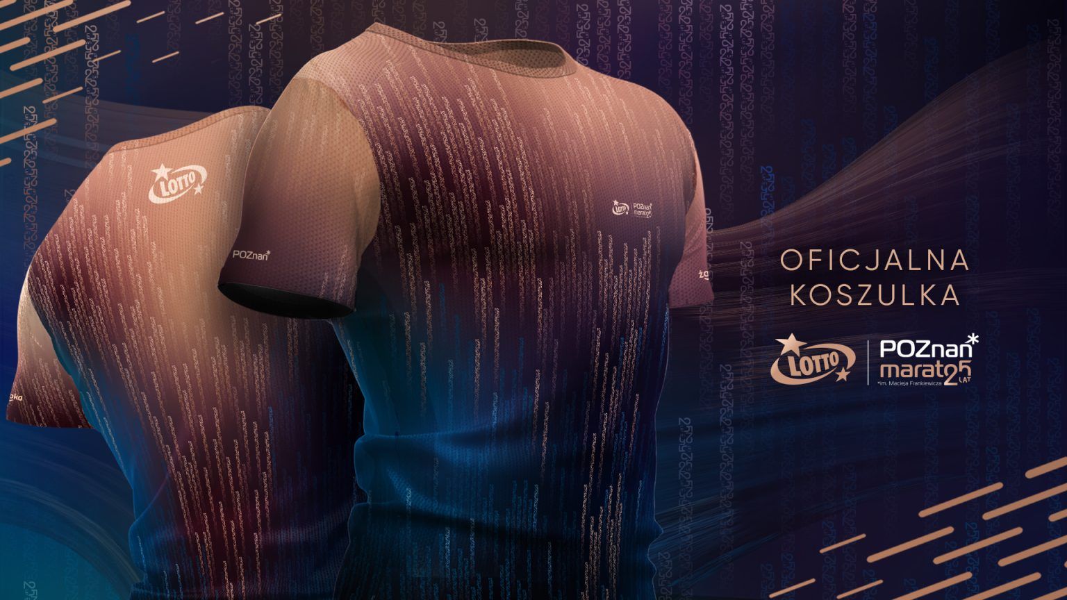 Oficjalna koszulka Poznań Maraton 2026 fot. mat. organizatorów 