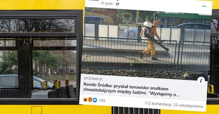 Zgroza w Poznaniu. Rozpylał trującą substancję, gdy obok stali ludzie