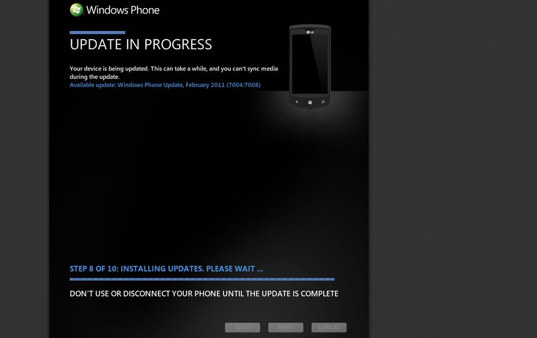 Pierwsza aktualizacja Windows Phone 7 już dostępna 2