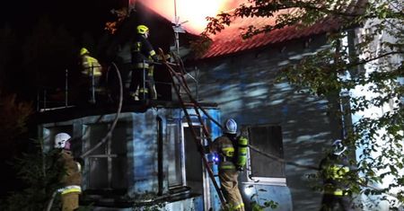 Pożar domku letniskowego. 83-latka zginęła na miejscu