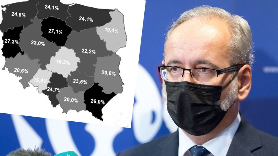 Za ostatnimi rekordami zakażeń podąża jeszcze bardziej tragiczna statystyka. Znowu rosną nadmiarowe zgony Polaków