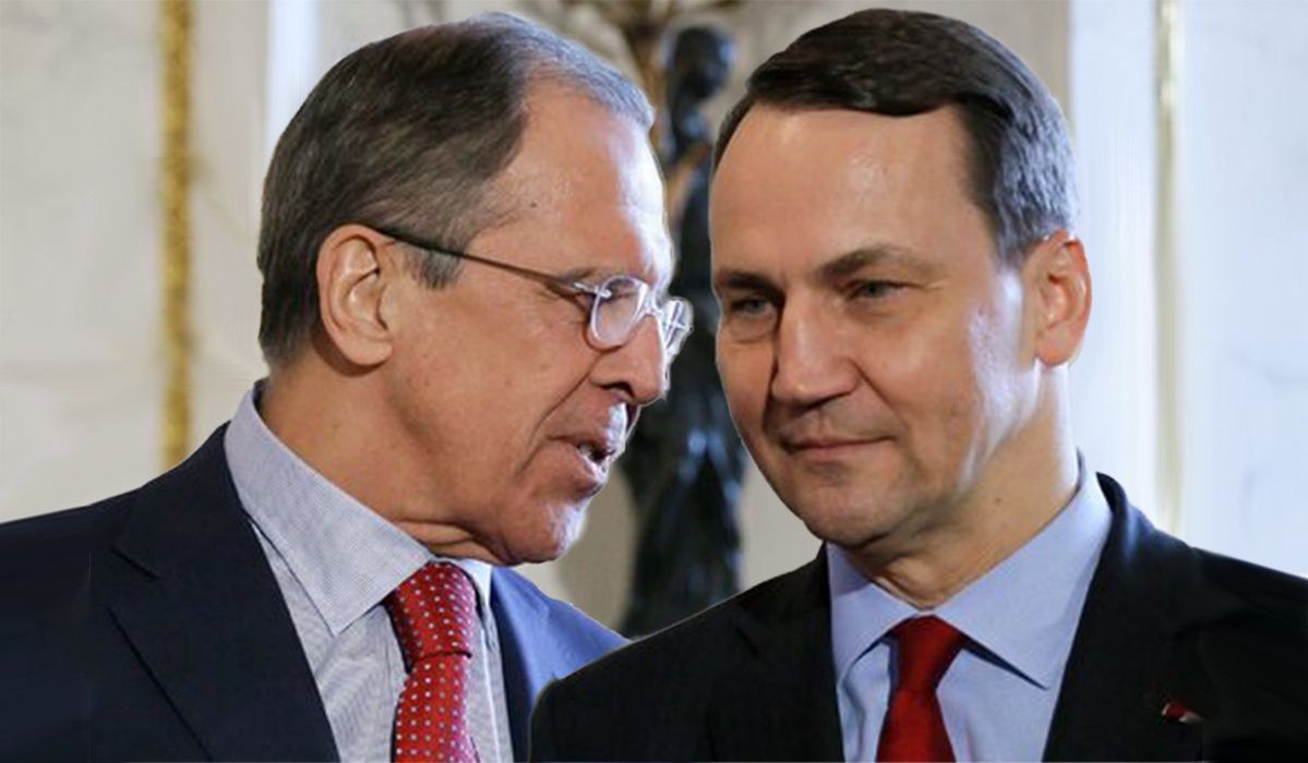 Siergiej Ławrow i Radosław Sikorski