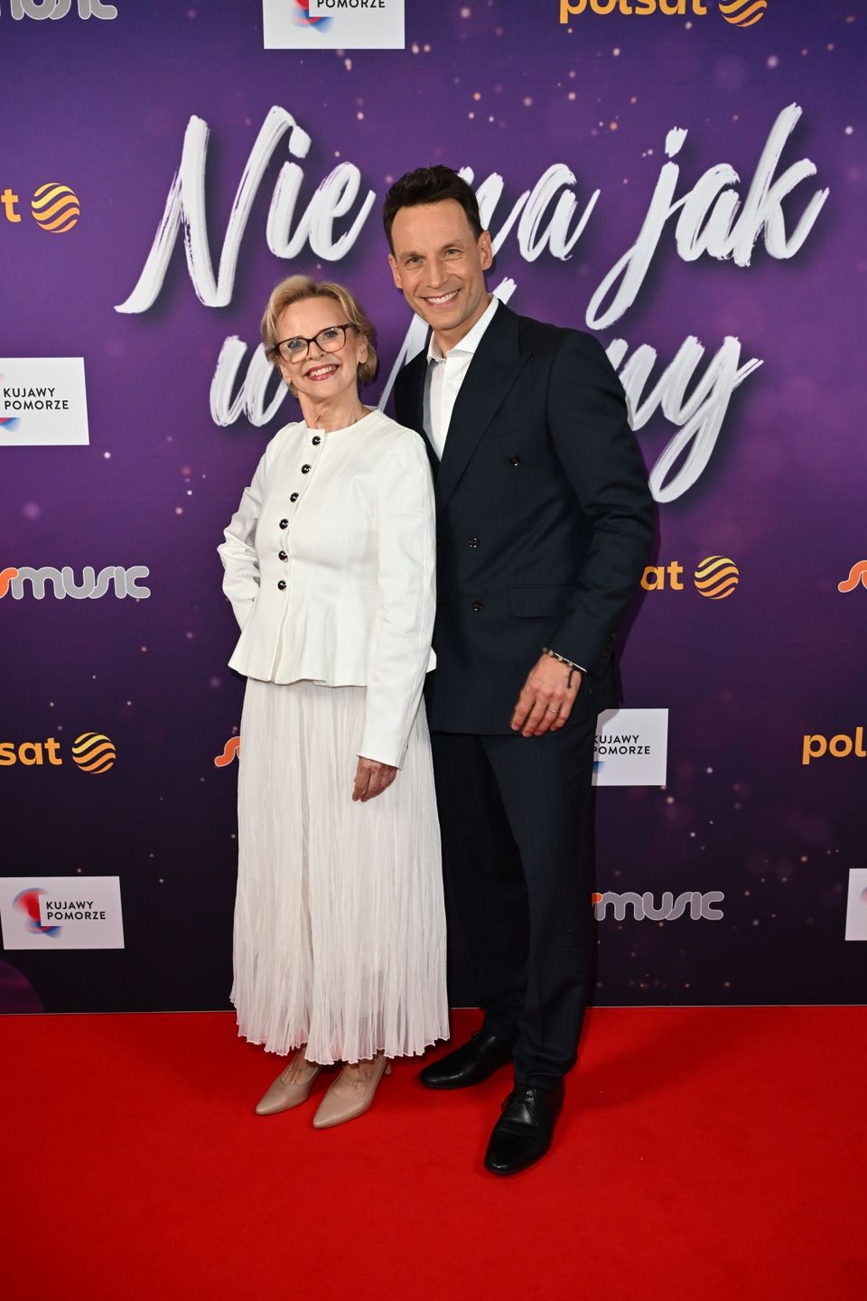 Tomasz Wolny z mamą