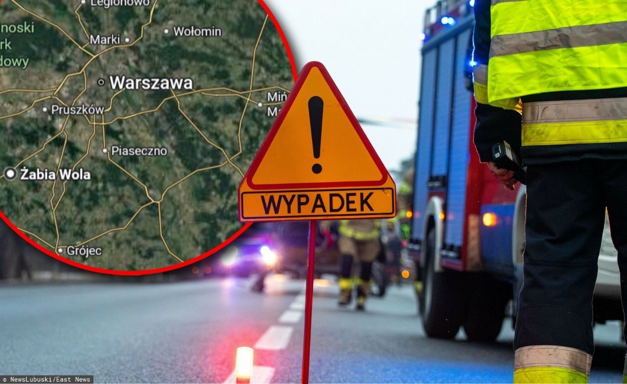 Wypadek na S8. Jedna osoba nie żyje, ruch w stronę Warszawy wstrzymany