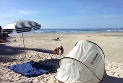 Czy można spać w namiocie na plaży? Przepisy mówią jasno