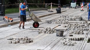 Łódź: Poprawiają ulicę Cmentarną, ale tylko punktowo