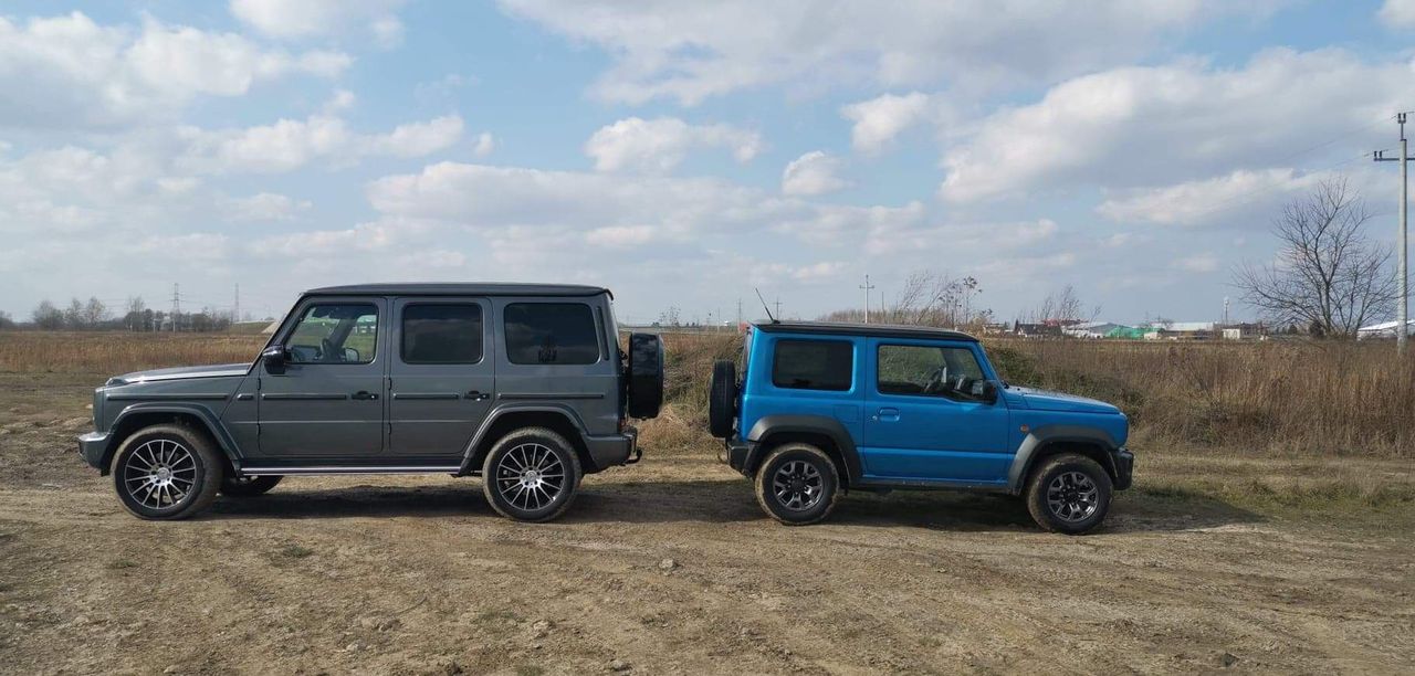 Mercedes klasy G i Suzuki Jimny z nowego materiału porównawczego na Autokult.pl (fot. Zachar Zawadzki)