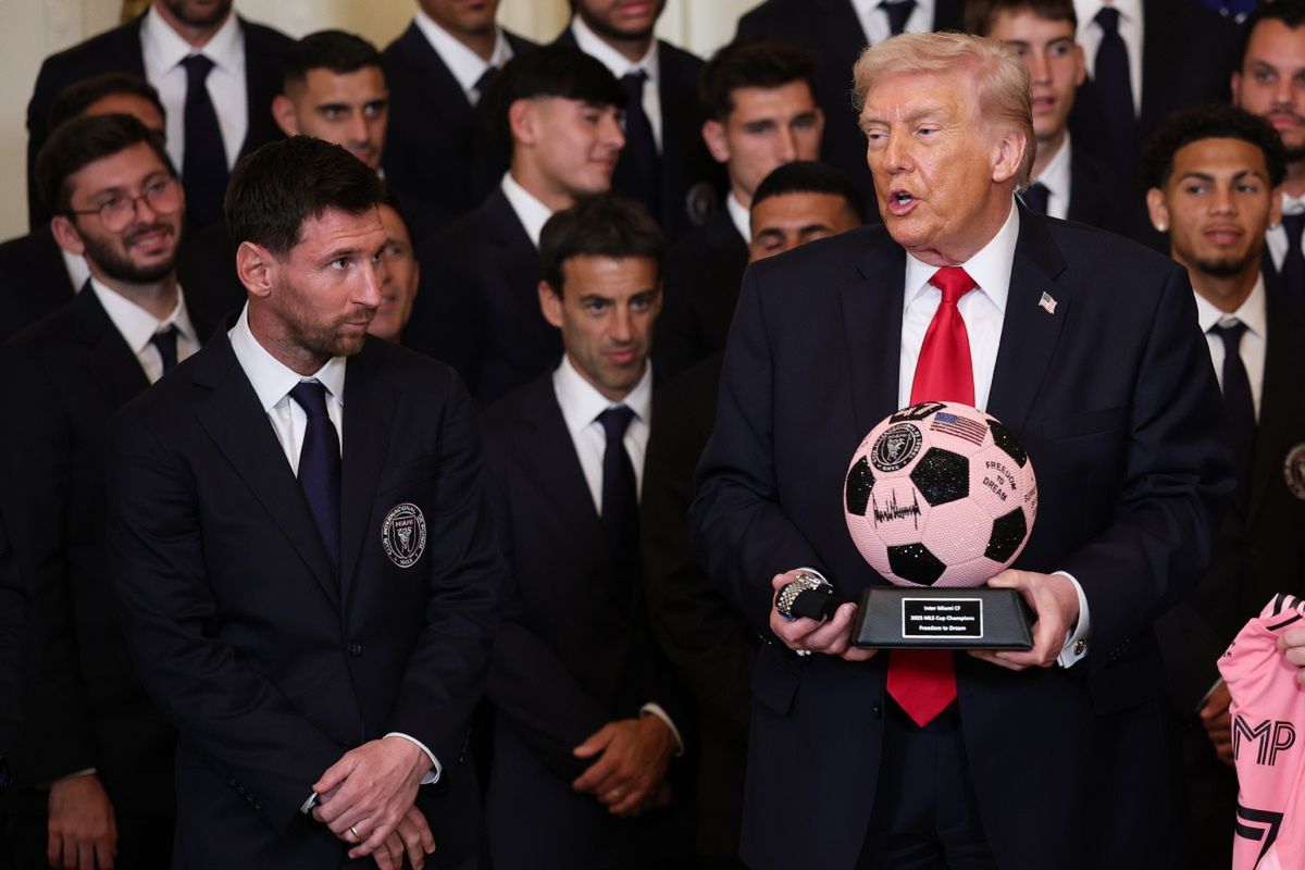 Lionel Messi, Donald Trump