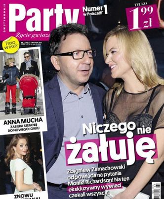 Zamachowski z Richardson na okładce! "NICZEGO NIE ŻAŁUJĘ!"