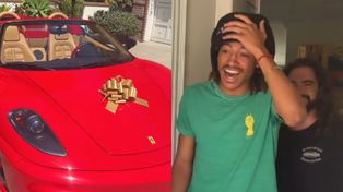 Tom Kaulitz sprezentował synowi Heidi Klum FERRARI! Wszystko przez ZAKŁAD sprzed lat. Taki ojczym to skarb? (WIDEO)