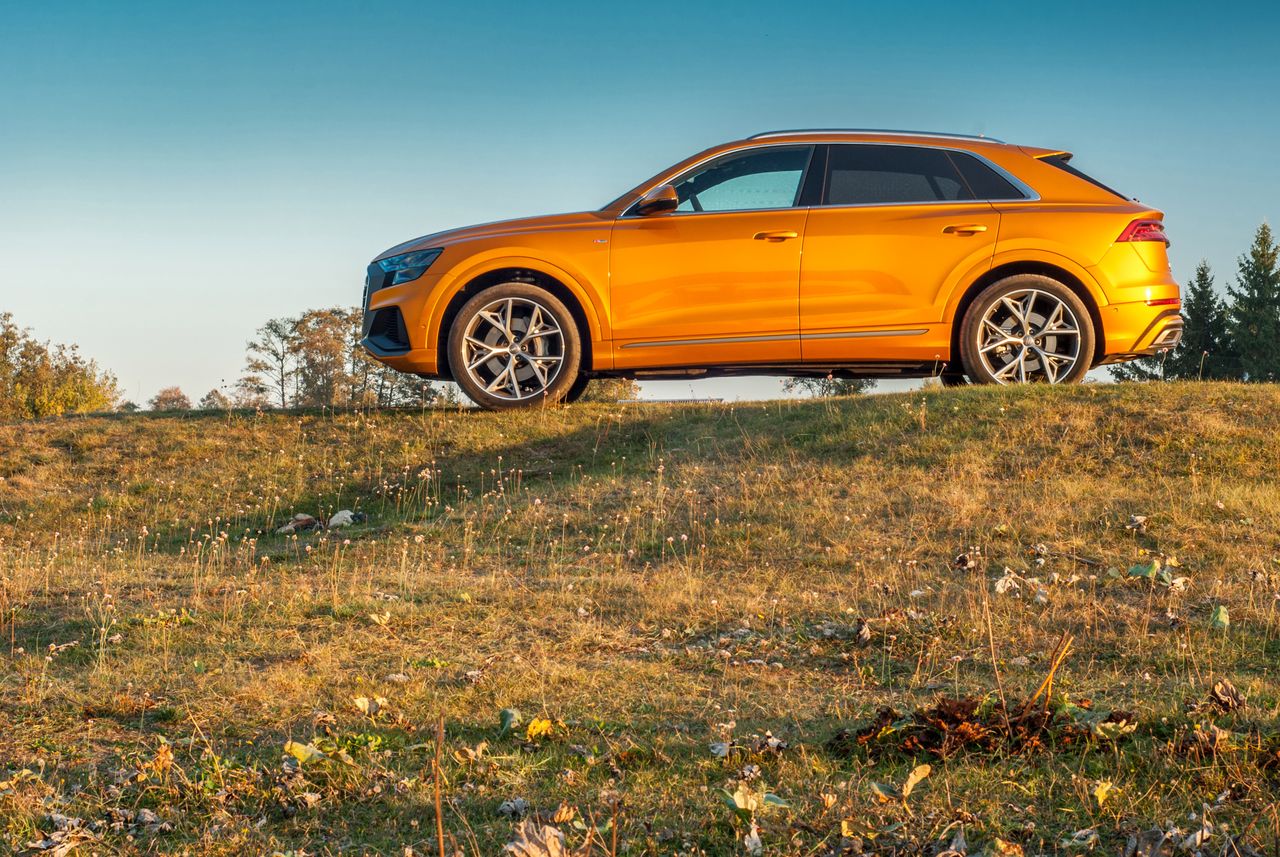 Audi Q8 poza drogą utwardzoną - będzie tam rzadkim gościem