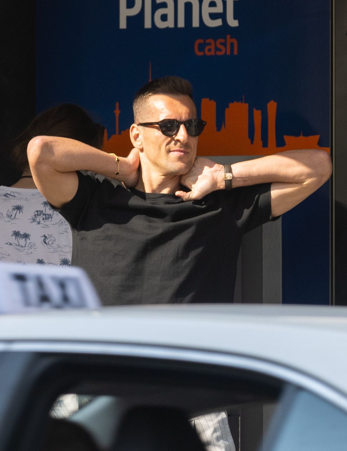 Arkadiusz Milik i Agata Sieramska