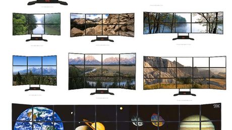 30 ekranów połączonych w jeden 1