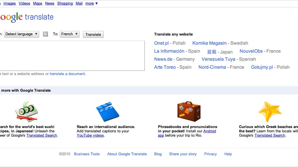 Poprawki w Google Translate. Niestety tylko wyglądu 1