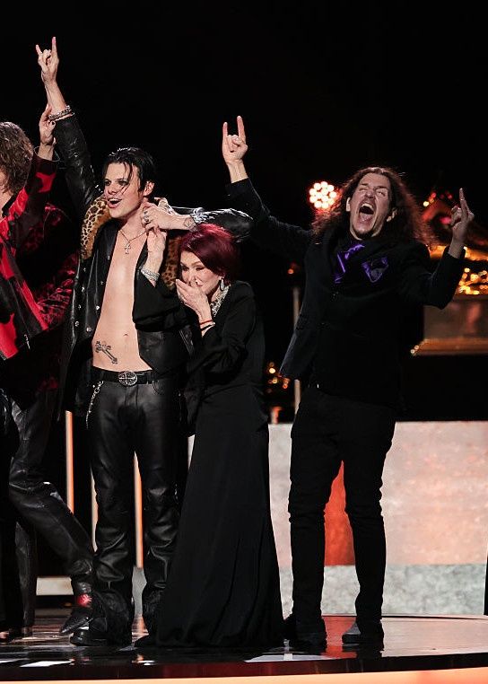 YUNGBLUD, Sharon Osbourne i Frank Bello