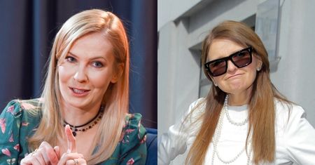 Edyta Pazura pałaszuje bób palcami i żartuje z porad Ireny Kamińskiej-Radomskiej (FOTO)